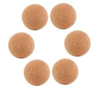 EPIGEIST 6 Piezas Balones de Corcho para Futbolín de 40mm, Accesorios para Mesa de Fútbol de Madera Peso Equilibrado y Agarre Mejorado para Juegos de Oficina y Recreación