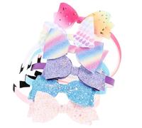 EPIGEIST 6 piezas Diademas para Niñas Lazo de Lentejuelas Brillantes Ligero Cómodo para Fiesta y Cosplay