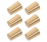 EPIGEIST 6 Piezas Patas de Bandeja de Latón Patas Elevadoras para Tabla de Cortar para Muebles de Cocina Tornillos y Arandelas para Bandejas de Madera y Electrodomésticos