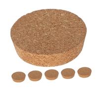 EPIGEIST 6 Piezas Tapones de Corcho para Macetas de Suculentas Cierre Hermético de Madera Reutilizable para Jarrones y Botellas de Vidrio para Arreglo Hidropónico y Terrarios