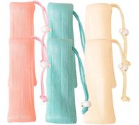 EPIGEIST 6 piezas Unidades Bolsas Jabonera de Malla Multicapas para Baño y Lavado Facial Cierre Práctico Secado Rápido Aptas para Jabones Artesanales y Exfoliantes Suaves