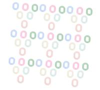 EPIGEIST 600 Piezas De Anillos De Cadena Para Bolso Eslabones De Cadena Conectores Hebillas De Conexión DIY Anillos De Enlace Acrílicos De Enlace Para Correa De