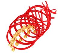 EPIGEIST 6piezas Diadema de Obsequio de Año Nuevo Elásticos el Cabello Soporte para Coleta Cuerdas el Cabello Que No Dañan Accesorios de Peinado para Niñas y Mujeres Usos