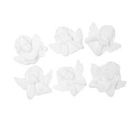 EPIGEIST 6piezas Escultura De Ángel Miniatura De Resina Barroco Dije Plano De Ángel Para Manualidades De Scrapbooking y Joyería Diy Decoración De Hogar