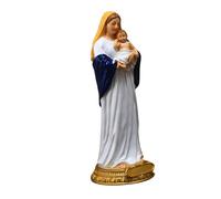 EPIGEIST Adorno de Resina Virgen María Jesús, Estatua Religiosa Católica para Decoración de Escritorio, Figura Decorativa Clásica para Hogar y Espacio Interior, Colores Color Aleatorio