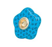 EPIGEIST Alfombrilla Antideslizante para Violonchelo Abs Color Azul Melocotón en Forma de Flor, Protector Compacto y Portátil para Accesorios de Instrumentos Musicales, Soporte Tope