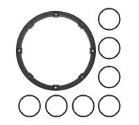 EPIGEIST Anillos Espaciadores para Altavoces de Coche de 6,5 Pulgadas, Adaptadores Sólidos Negros para Instalación de Audio en Puertas Delanteras y Traseras, Kit de 4 Piezas para Mejora