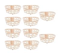 EPIGEIST Aros Interiores para Sombreros 10 Piezas Anillo Plástico Trenzado Ajustable para Sombrero de Bambú Bucle Interior Oriental Accesorio DIY de Verano