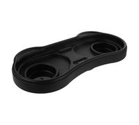 EPIGEIST Bandeja para Cochecito de Plástico con Forma de Panda Portavasos Portátil y Bandeja de Almacenamiento Extraíble para Servir Aperitivos Accesorio para Cochecito y Andador