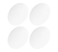 EPIGEIST Bandejas de Espejo Acrílico Redondas Plateadas, 4 Unidades, Diámetro 15 Cm, Grosor 1.5 Mm, para Centros de Mesa de Boda, Organización de Joyas y Decoración de Eventos