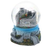 EPIGEIST Bola Decorativa de Resina Gran Muralla 8 Cm Mediana Cristal y Resina Diseño Único para Decoración del Hogar Sala de Estar Oficina Souvenir Turístico Varios Estilos