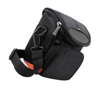 EPIGEIST Bolsa para Cámara Compatible con Modelos A6000 A6300 A5100 Bandolera Ajustable Bolsa Protectora Resistente a Impactos Viaje y Uso Diario Negra De Nylon