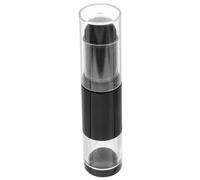 EPIGEIST Brocha para Polvos y Base Densa con Botella Recargable, 1 Unidad, Tamaño Pequeño, Pincel Compacto para Viaje, Uso Facial y Rubor, Color Negro con Fibras Suaves y Portabilidad