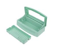 EPIGEIST Caja Esterilizadora Para Herramientas De Uñas Azul, Organizador Compacto Para Suministros De Manicura y Bandeja Para Pinzas, Adecuado Para Salones y Uso Profesional