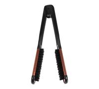 EPIGEIST Cepillo Alisador Doble Cara V para Cabello Liso Peine Plancha Portátil con Cerdas de Jabalí para Mujer Herramienta Peluquería Versátil y Protectora para Viajes y Uso Diario