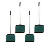 EPIGEIST Cepillo para Pecera de Mango Largo 4 Piezas, Limpiador de Tanque de Doble Cara Esponja y Raspador para Acuarios de Vidrio, Herramienta Eficaz para Limpiar Algas y Fondo