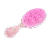 EPIGEIST Cepillo para Pelo Rizado Infantil Portátil Desenredante con Diseño Transparente Ovalado y Masajeador Pequeño y Ligero para Cabello Mojado y Seco para Niñas