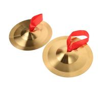EPIGEIST Címbalos De Dedo De Aleación 19 Cm, Platillos De Mano Para Niños y Adultos, Instrumento Musical De Percusión Para Danza, Fiestas y Enseñanza Rítmica