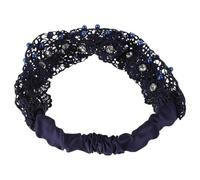 EPIGEIST Cinta Para Cabello De Encaje Elástico Perlas y Flores Diadema Ancha y Bohemia Para Ocasiones Especiales y Uso Diario Cómodo y Versátil