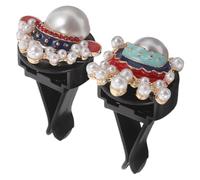 EPIGEIST Clip Ambientador para Rejilla de Ventilación del Coche Set 2 Piezas Diseño de Máscaras de Ópera China Difusor de Aceites Esenciales para Aromaterapia en Automóvil Compatible y