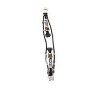 EPIGEIST Correa de Reloj Metálica de Cuentas Retro Compatible con Fitbit Inspire Pulsera Cómoda Ajustable Negra Estilo Étnico DIY