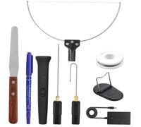 EPIGEIST Cortador Eléctrico Alambre Caliente Espuma Kit Herramienta para Cortar Tablero Foam con Cable Calefactor Rápido y Protección Segura Enchufe Europeo Acv