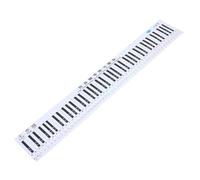 EPIGEIST Cuadro de Teclado de Teclas Papel de Práctica Resistente al Agua y Antitinta Guía de Notas para Principiantes Tabla de para Ejercicios Musicales