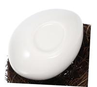 EPIGEIST Cuenco Cerámico con Forma de Cáscara de Huevo para Postres y Multipropósito con Base Tipo Nido para Gastronomía Molecular y Aperitivos Elegantes