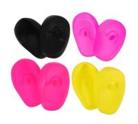 EPIGEIST de Protectores Auditivos de Silicona 4 Pares Impermeables y Resistentes al Calor para Uso en Salones de Belleza Durante el Teñido del Cabello