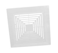EPIGEIST de Ventilación para Baño con Rejilla de Plástico y Diseño Cuadrado para Montaje Techo o Pared Fácil para y Reemplazo Rápido