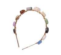 EPIGEIST Diadema Colorida con Piedras para Mujer Diseño Chic y Resistente Accesorio de Moda para Fiestas y Uso Diario