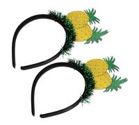 EPIGEIST Diadema Pelo Forma de Piña y Diseño de Fruta 2 Piezas Tamaño Único para Mujer Accesorio de Fiesta y Fotografía en Cumpleaños y Celebraciones Familiares