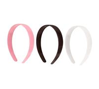 EPIGEIST Diademas De Moda Anchas Para Mujer 3 Piezas Plástico Resistente Dientes Antideslizantes Uso Diario y Actividades Variadas Variedad De Colores