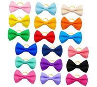 EPIGEIST Diademas para Perros 50 Piezas Bandanas Pelo de Mascota Lazos Decorativos Macaron Colores Surtidos Accesorios para Perros Pequeños Medianos Uso Diario y Fiestas Color Aleatorio