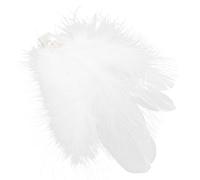 EPIGEIST Elegant Plumage Hair Clip For Women Lightweight Angel Wing Ballet Hair Accessory With Pearl For Weddings Dance Parties And Special Occasions
