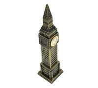 EPIGEIST Estatua Metálica Big Vintage de Torre Reloj de Londres Decoración Elegante para Mesa y Hogar Souvenir Artístico Emblemático