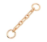 EPIGEIST Extensión de Cadena para Bolso de 3 Eslabones Dorados Correa de Cuero Hebilla Cuadrada Metálica Cadena Extensible para Bolsos Bandolera y Accesorios de Mujer Adecuado para