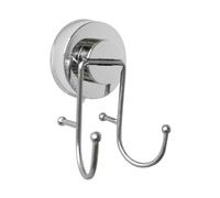 EPIGEIST Gancho Doble sin Costuras Acero Inoxidable Súper Fuerte con Ventosa sin Taladro para Baño Cocina Multifuncional Resistente la Corrosión Fácil Instalación y Reutilizable