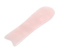 EPIGEIST Gua Sha de Cristal Natural para Rostro Tabla de Raspado Facial de Cuarzo Rosa Herramienta Ergonómica para Masaje y Contorno Mejora Absorción de Cremas y Relajación Emocional