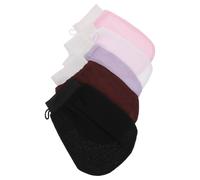 EPIGEIST Guantes Exfoliantes para Ducha 5 Unidades Fibra de Poliéster Textura Arena Fina Doble Cara Masaje Corporal Profundo Guante Suave para Eliminar Piel Muerta Exfoliación