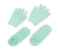 EPIGEIST Guantes Hidratantes Paquete de 4 Unidades de Gel Reutilizables Varios estilos para Seca y Agrietada y Gel Vegetal Tejido Ligero para Mujeres y Niñas