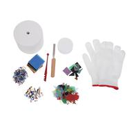 EPIGEIST Horno Microondas Pequeño para Fusión de Vidrio, Kit de 10 Piezas para Joyería Diy, Horno Cerámica Portátil, Herramientas para Manualidades y Fabricación de Accesorios