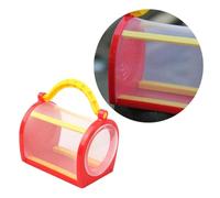 EPIGEIST Jaula para Insectos Portátil con Casa para Exploración al Aire Juguete Educativo para Observar Mariposas y Bichos Color Rojo Apto