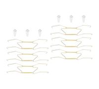 EPIGEIST Juego de 6 Colgadores Invisibles de Metal para Platos con Gancho de Resorte Unidades de Soporte Resistente y Discreto para Exhibición Pared sin Marcas Fácil Instalación para