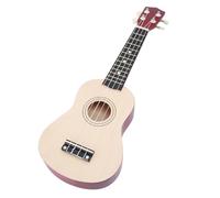 EPIGEIST Juguetes de Ukelele Guitarra de Madera para Instrumento Musical Educativo Juguete de Guitarra Simulada para Jugar Casa
