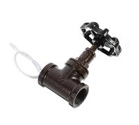 EPIGEIST Lámpara Retro Con Válvulas De Cierre De Hierro Estilo Steampunk, Interruptor Con Cable Eléctrico, 1/2 Diámetro, Iluminación Para Decoración Vintage, Accesorio Práctico y Duradero