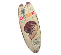 EPIGEIST Letrero Decorativo De Madera Temática Oceánica Para Pared y Puerta, Tabla De Surf Vintage Grande, Decoración Artesanal Costera Para Verano y Ambientes Interiores y Exteriores