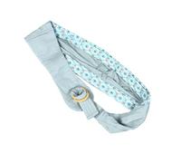 EPIGEIST Manta De Lactancia Multifuncional Para Recién Nacido Portabebés, Cubierta Para Lactancia, Correa Acolchada, Tejido Transpirable, Color Gris Plateado Borde, Uso En Todas Las Estaciones