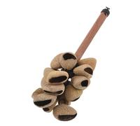 EPIGEIST Maraca Africana Natural con Mango de Madera Sonajero Artesanal de Frutas Instrumento de Percusión para Adultos y Principiantes Música Cultural