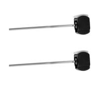 EPIGEIST Maza para Pedal de Bombo de Acero Inoxidable 2 Piezas Cabezal Doble Cara Accesorio de Percusión Resistente para Batería Repuesto para Martillo de Pedal Uso en Ensayo y